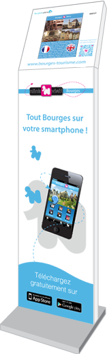 Borne Click 'n Visit Borne interactive multimédia pour ipad