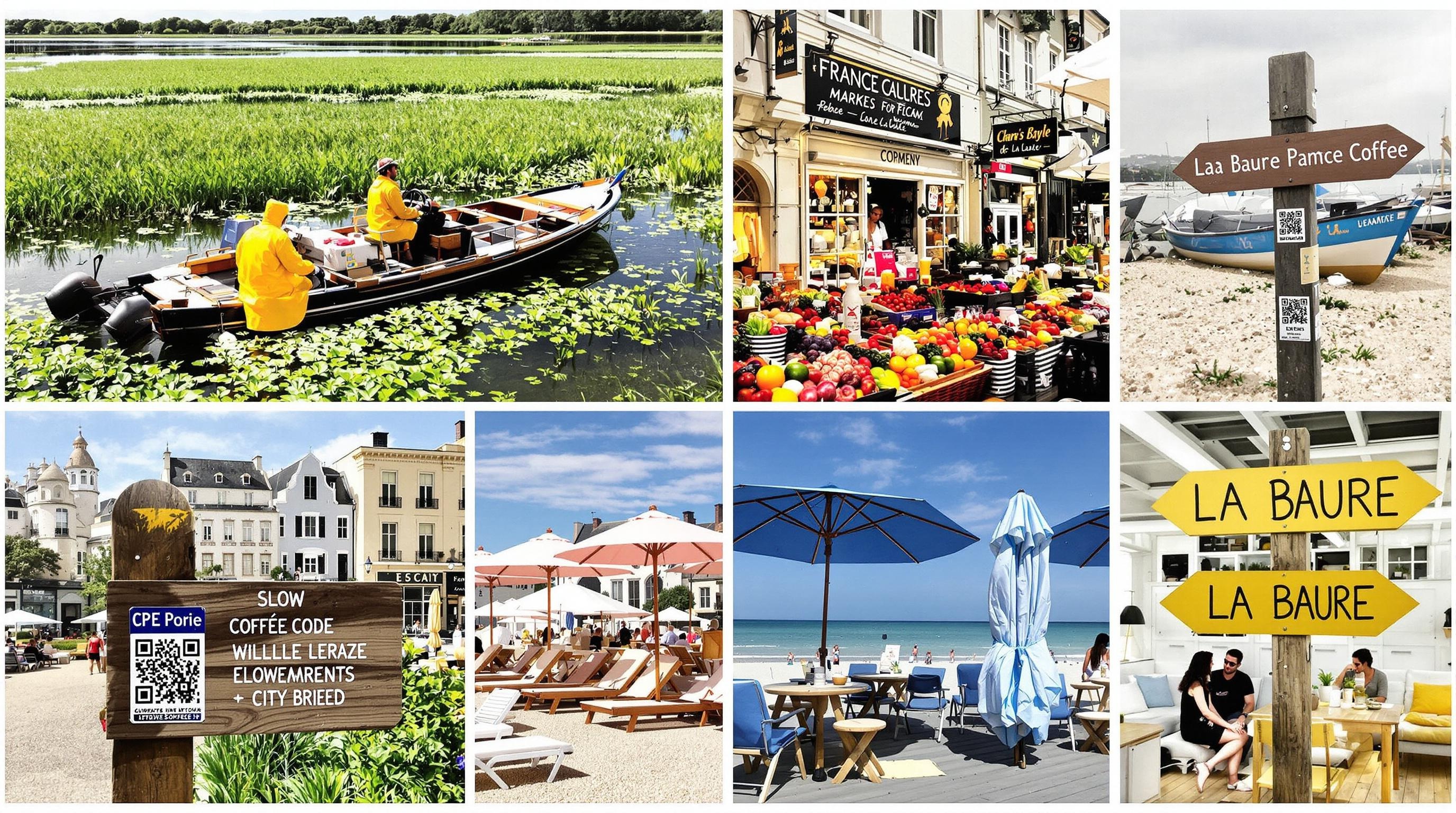 City-break Saint-Nazaire : barque en Brière, marché urbain et plage chic La Baule