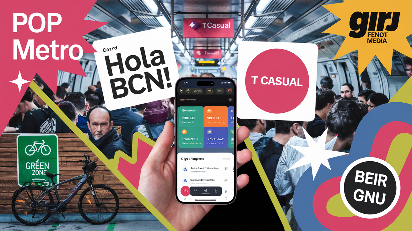 Comparatif pass transport Barcelone Citymapper vélo zone verte