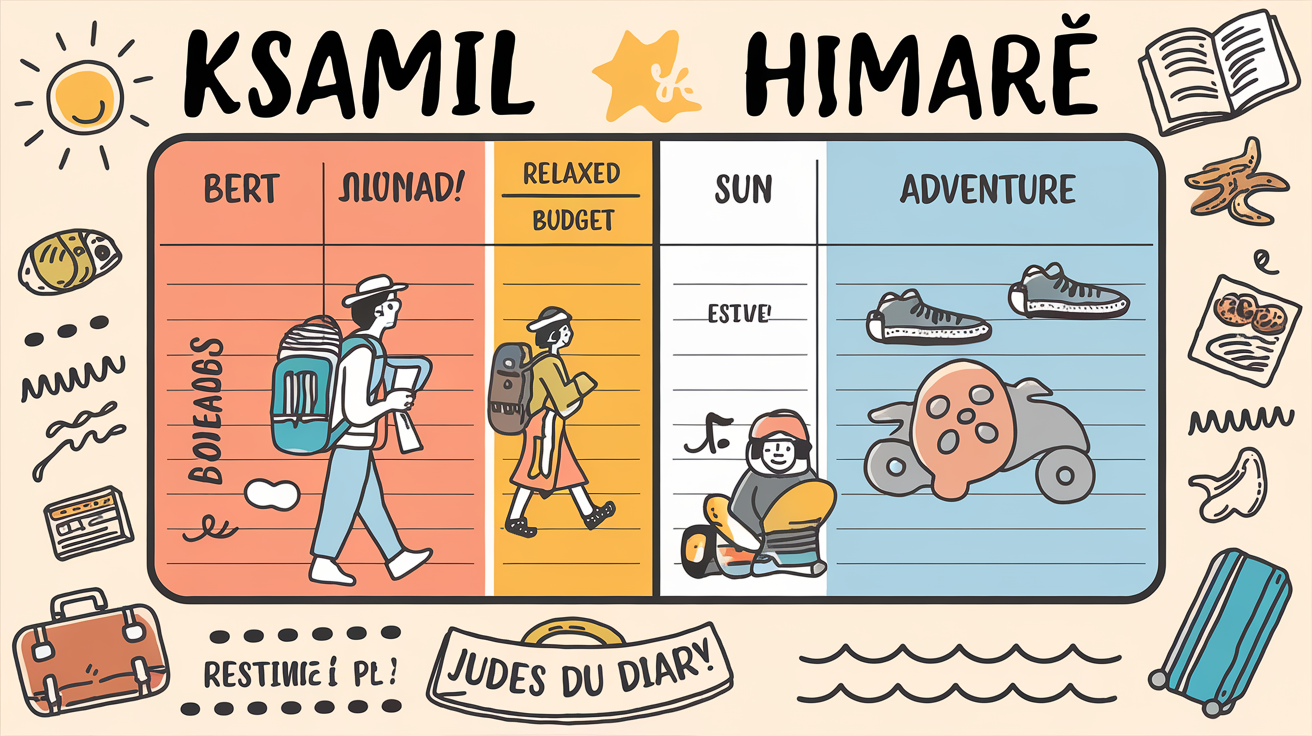Comparaison entre Ksamil et Himarë