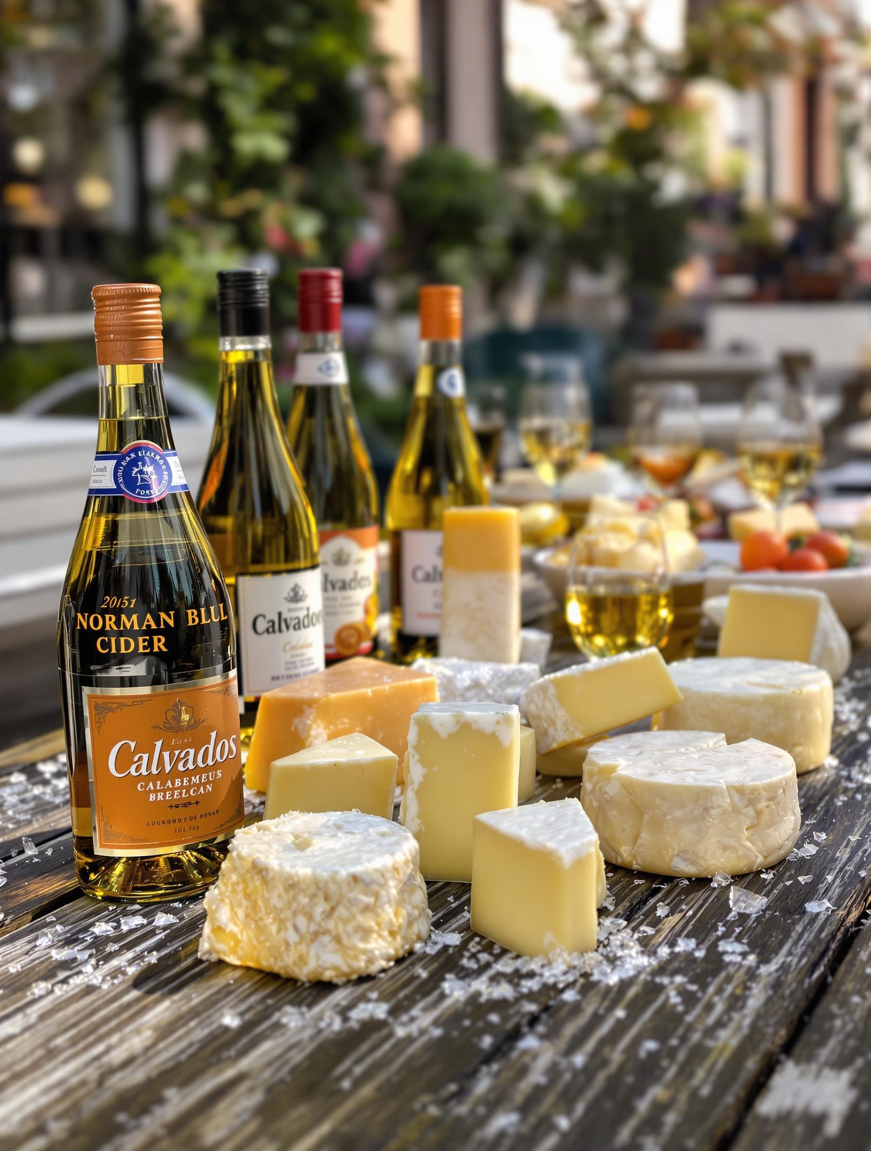 Dégustation produits normands à Honfleur cidre calvados fromages