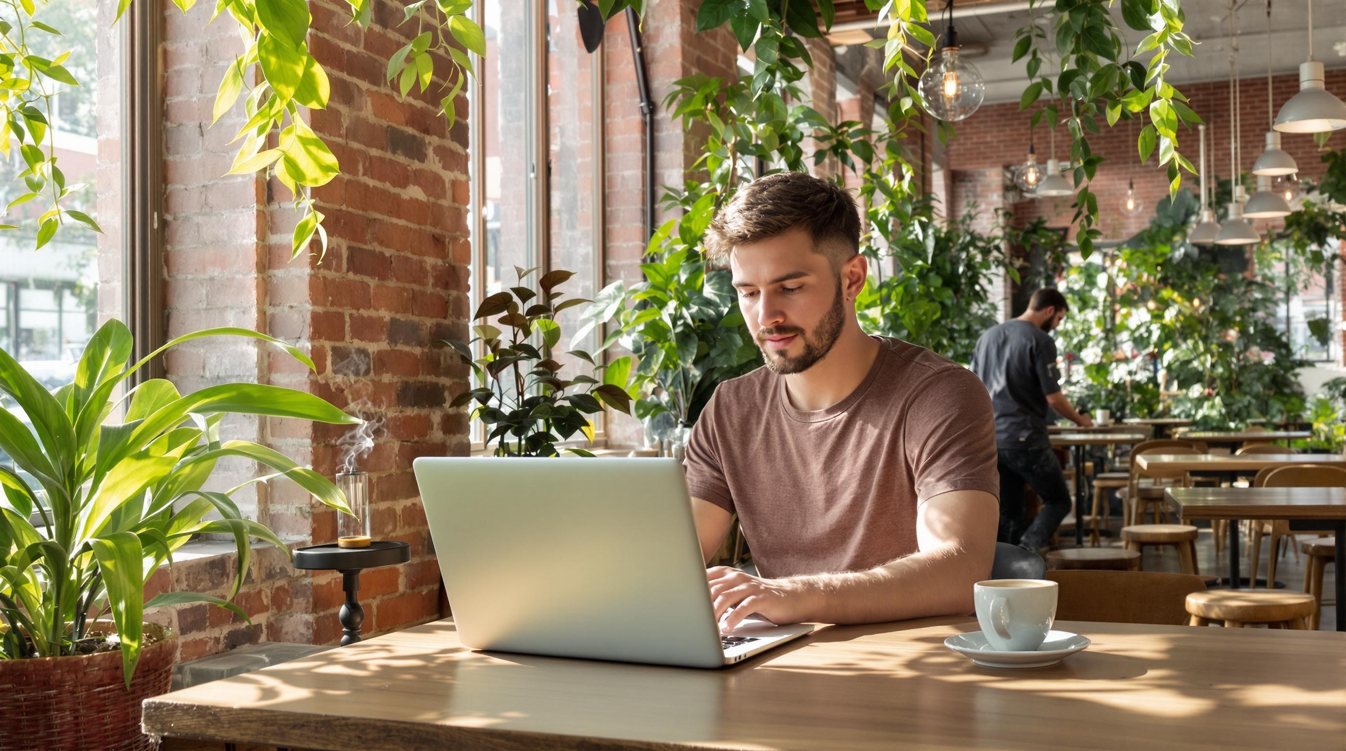 Digital nomad Amsterdam Noord café coworking