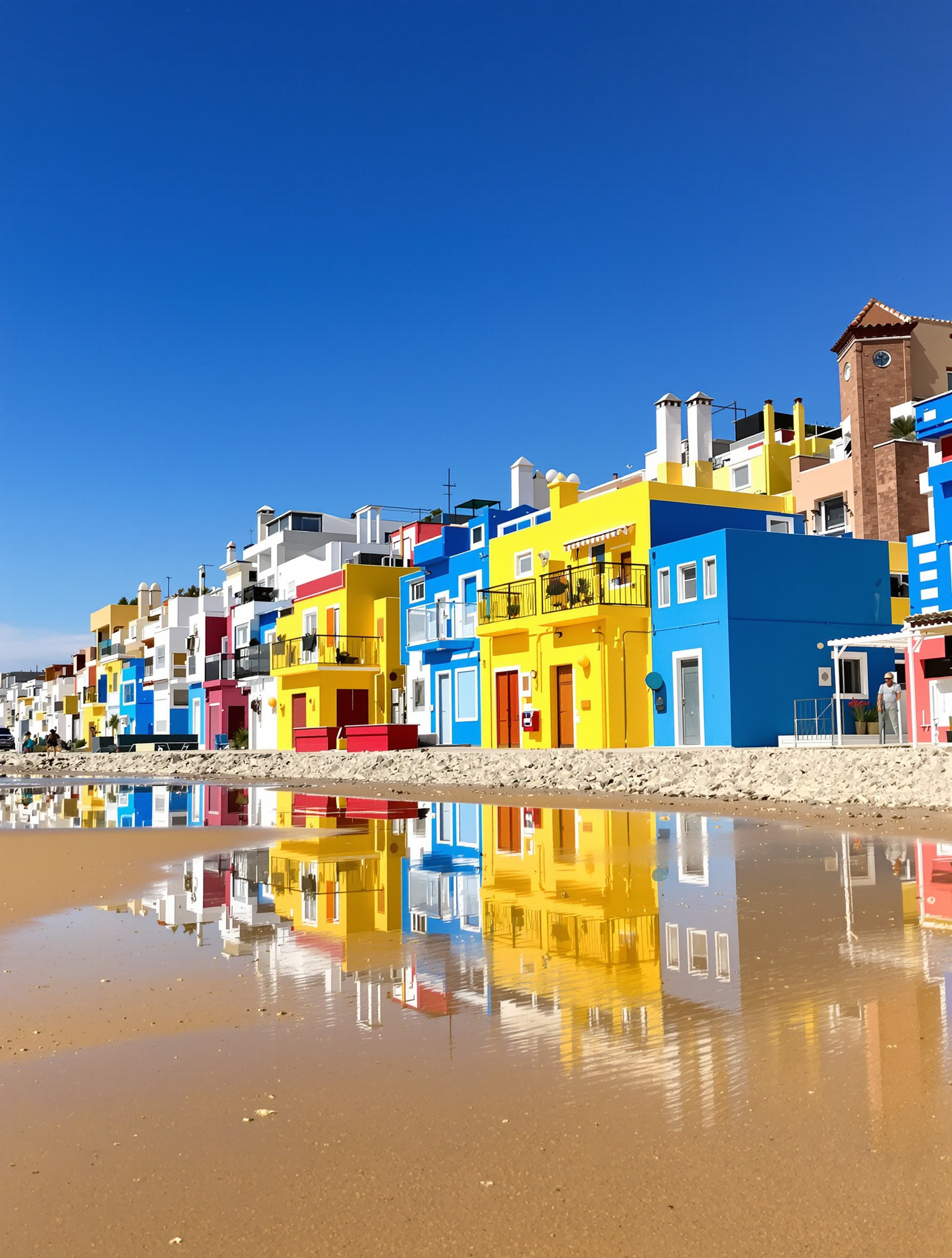 Maisons colorées du front de mer de Villajoyosa