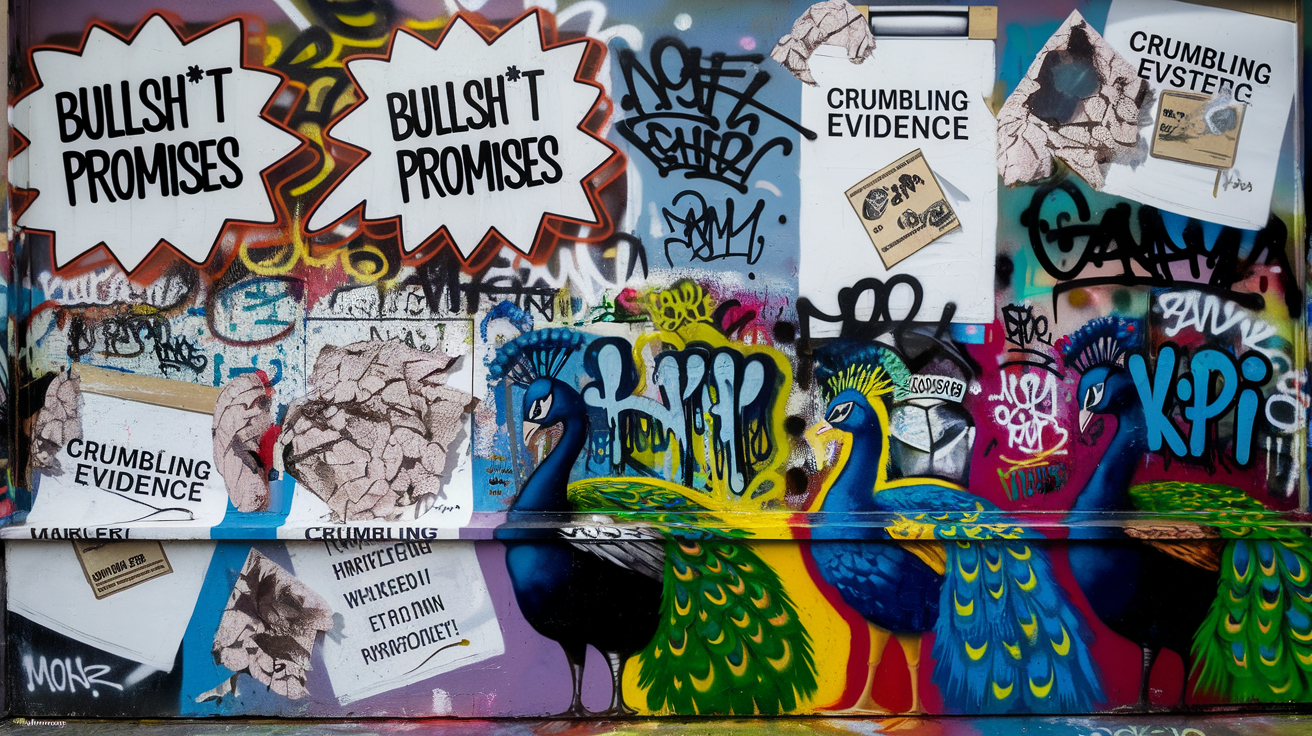 Mur street art erreurs copy strategy bullshit KPIs