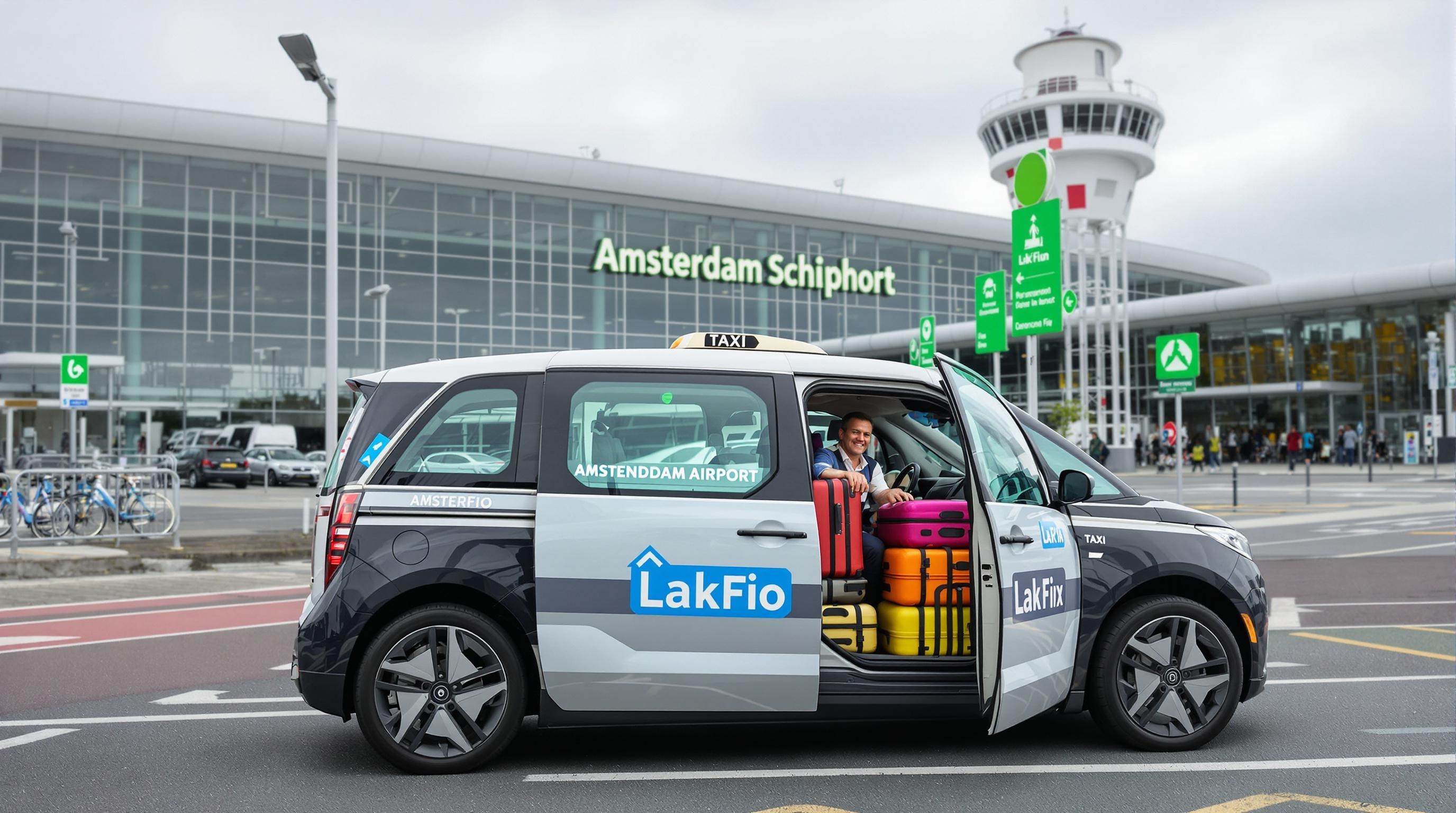 Taxi électrique Schiphol centre Amsterdam