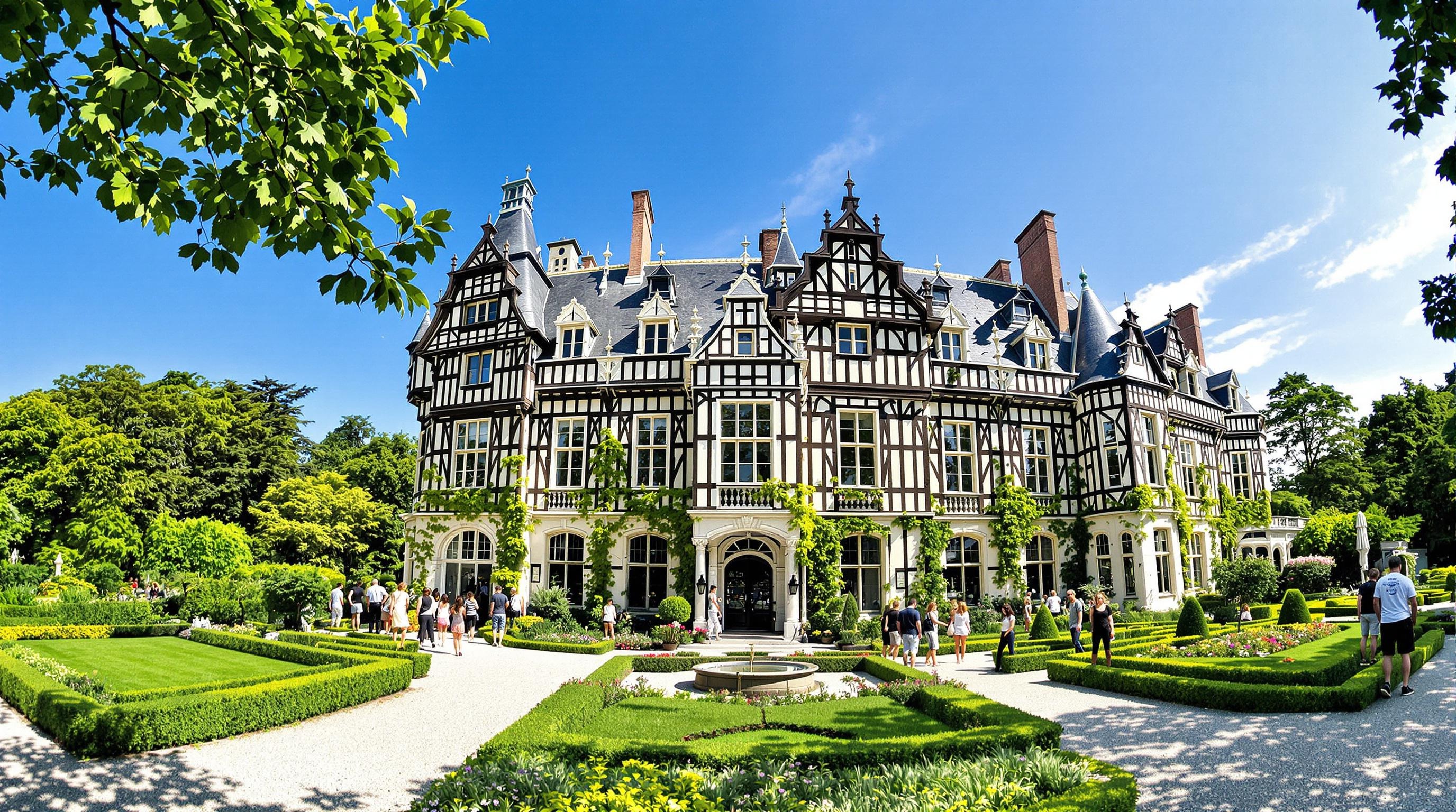 Villa Strassburger insolite, jardins secrets et visiteurs curieux à Deauville