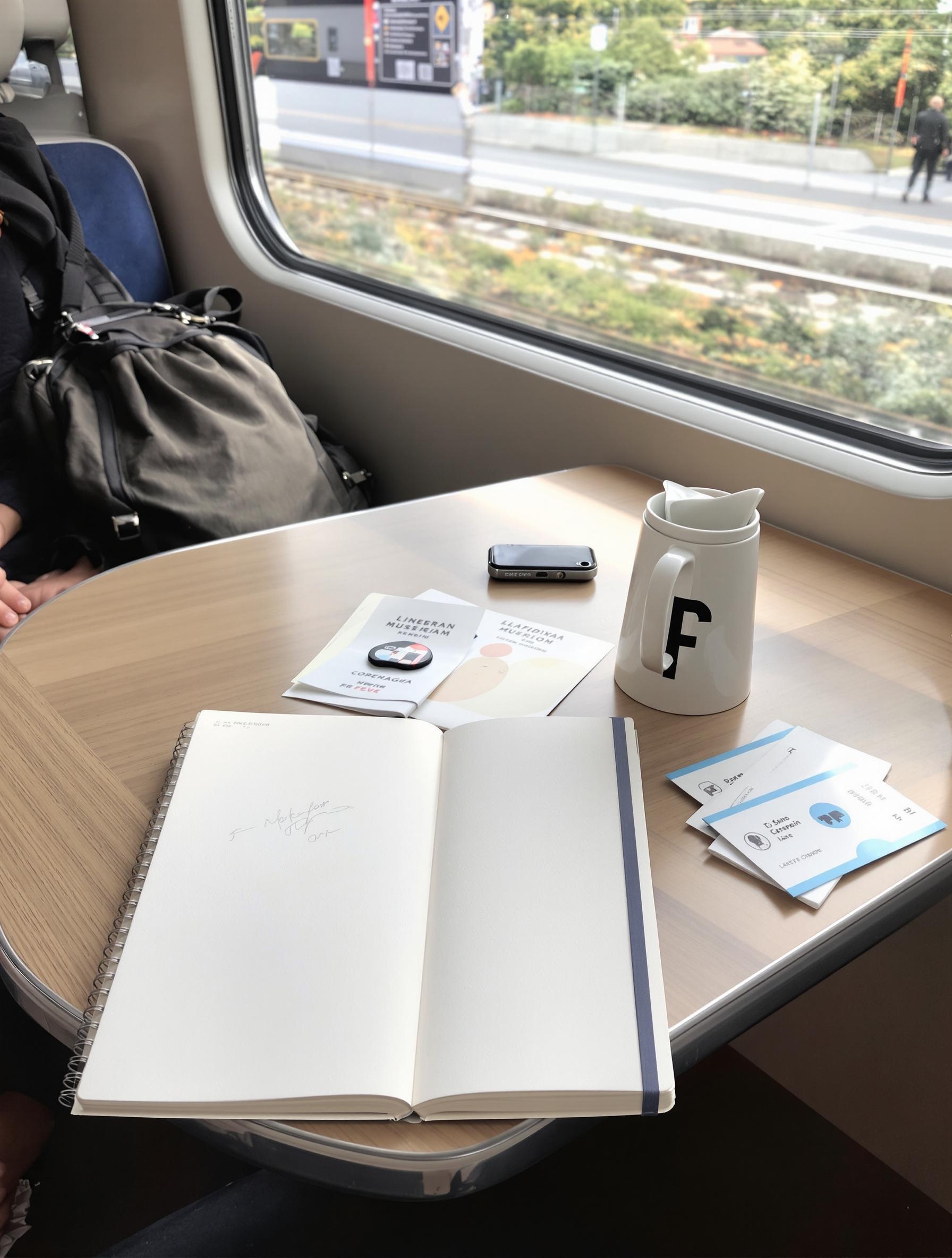 S-train vers Louisiana carnet city-break shop magnet